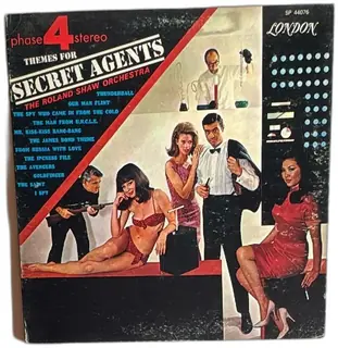 Roland Shaw Orchestra Themes For Secret Agents LP London Phase 4 Stereo SP 44076
