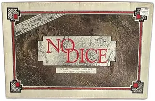 No Dice Strategy Board Game 1987 Intuitive Marketing Vintage Complete