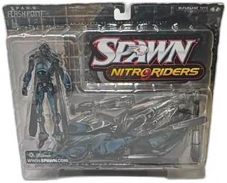 1999 McFarlane Toys Spawn Nitro Riders Flash Point Series 16 Action Figure NIB