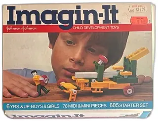 1983 Imagin-It 605 Starter Set Johnson Johnson Child Development Toys