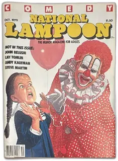 National Lampoon Magazine October 1979 Comedy Clown Cover Vintage Humor