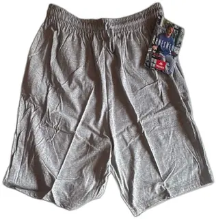 Hanes Mens Medium Gray Heather Cotton Blend Athletic Shorts Vintage New Tag