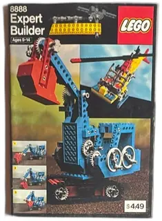 LEGO 8888 Expert Builder Idea Book 1980 Instruction Manual Vintage
