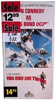 James Bond You Only Live Twice MGM Home Video Sealed VHS Sean Connery 1993