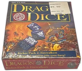 Dragon Dice Game Kicker Pack 2 Firewalkers TSR 1996 Sealed Vintage Set