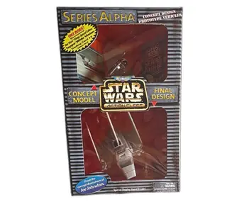 Star Wars Action Fleet Series Alpha Imperial Shuttle Concept Model Galoob 1997