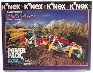 K'NEX CyberBugs Antera Set 12101 1995 Motorized 170 Pieces Vintage New