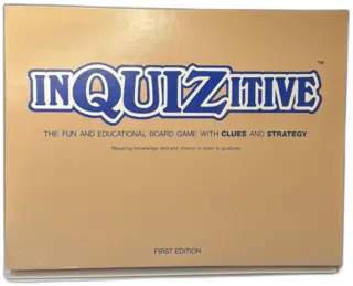 InQUIZitive Board Game 1984 First Edition Alpha Games Complete