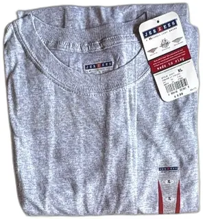 Jerzees Dri Power T Shirt XL Gray Heather Cotton Polyester New With Tags 90s Style