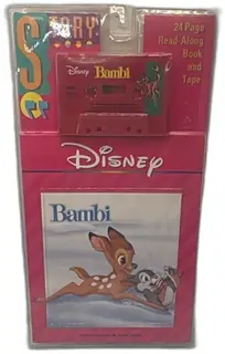 Disney Bambi 24 Page Read Along Book And Cassette Tape New Sealed 35 Years Magic 1990