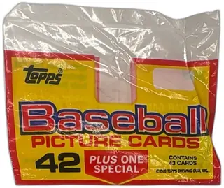 1988 Topps Baseball Rak Pak 43 Card Sealed Pack All Star Game Insert