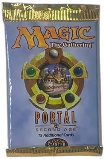 Magic The Gathering Portal Second Age Booster Pack Sealed 15 Cards 1998 WOTC