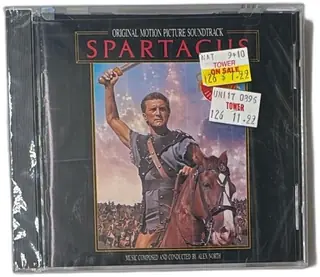 Spartacus Original Motion Picture Soundtrack CD MCA 1991 Sealed Alex North