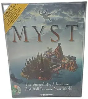 Myst PC Windows CD-ROM Big Box 1994 Broderbund Cyan Factory Sealed New