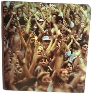 Crosby Nash Live 1977 ABC Records AA1042 Original Vintage Vinyl LP