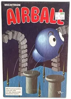 Michtron Airball IBM PC Big Box Game 1989 Sealed Vintage CGA VGA EGA