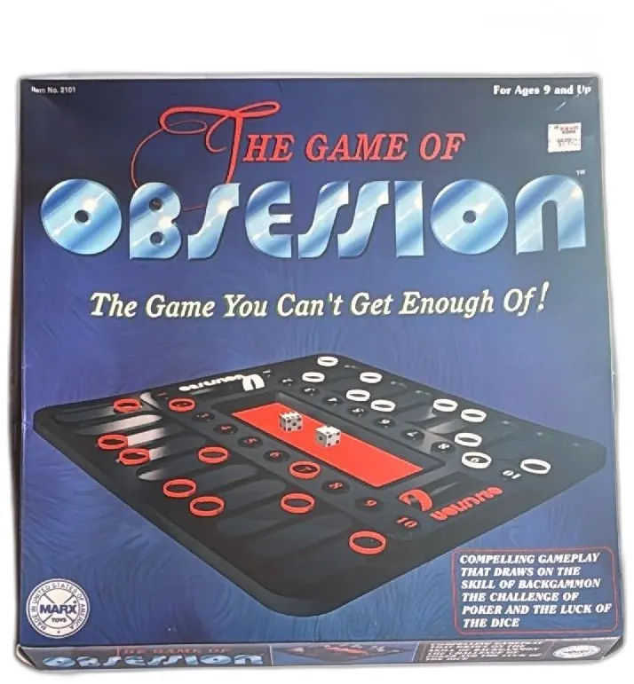 Obsession Board Game Marx Toy Corporation 1997 Complete Vintage Open Box