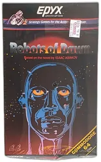 Epyx Robots Of Dawn Commodore 64 Disk New Sealed 1984 Isaac Asimov Game