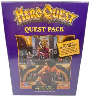 HeroQuest Quest Pack Return Of The Witch Lord Expansion Sealed 1991 MB Games