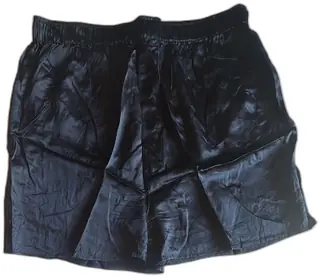 Honor 100 Percent Silk Black Boxer Shorts Size Large Made In China Unused