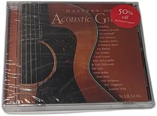 Masters Of Acoustic Guitar CD Narada Various Artists New Sealed 20 Bit Masteri