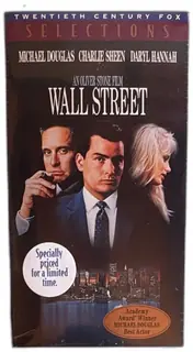 Wall Street VHS 1987 Twentieth Century Fox Selections Michael Douglas Sealed