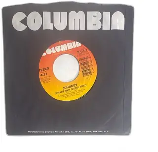 Journey Separate Ways Worlds Apart Frontiers 45 RPM Vinyl Record Columbia Sleeve 1983