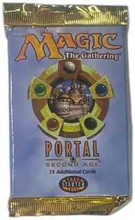 Magic The Gathering Portal Second Age Booster Pack 15 Cards 1998 Sealed MTG