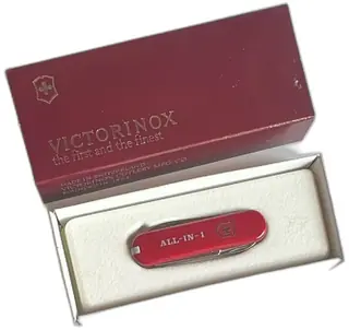 Victorinox Swiss Army All-In-1 Digital Red Pocket Knife Boxed Vintage Rare