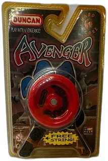 Duncan Avenger Hard Core Yo-Yo Red New Sealed Ball Bearing Free String USA