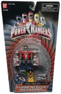 Bandai Power Rangers Turbo Rescue Megazord 1997 Action Figure New Sealed