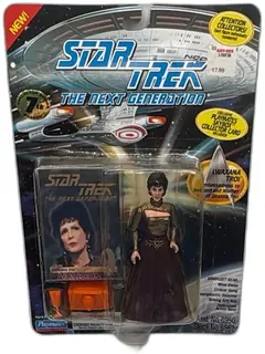 Star Trek Next Generation Lwaxana Troi Action Figure Playmates 1994 New Sealed