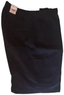 Cherokee Waikiki Wear Navy Blue Cotton Drawstring Shorts Size Large New Tag