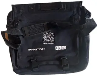 1996 Sybase Partner Conference D&B Software Digital Black Vintage Laptop Bag