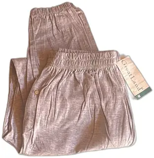 GreatLand Mens Gray Lounge Pants Medium Cotton Blend Elastic Waist New With Tags