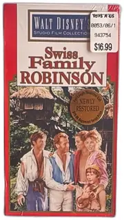 Walt Disney Swiss Family Robinson VHS Studio Film Collection Sealed 1990s