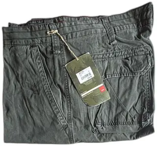 Wicked Weasel Mens Cargo Pants 38x32 Olive Green 100 Percent Cotton New With Tags
