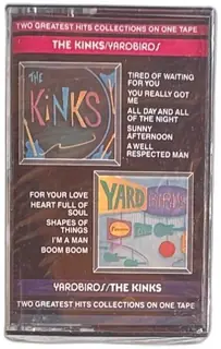 The Kinks Yardbirds Greatest Hits Cassette Tape Factory Sealed Vintage Rock