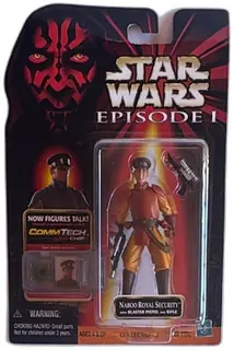 Star Wars Episode I Naboo Royal Security Figure 1999 Hasbro CommTech NIB