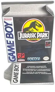 Nintendo Game Boy Jurassic Park Complete Box Manual Ocean Official Seal 1993