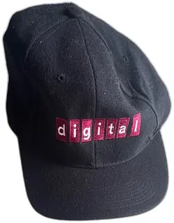 Vintage Digital Equipment Corporation Black Snapback Hat Head To Toe Adjustable