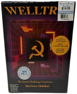 Welltris PC Big Box 1989 Spectrum HoloByte IBM Tandy New Sealed Alexey Pajitno