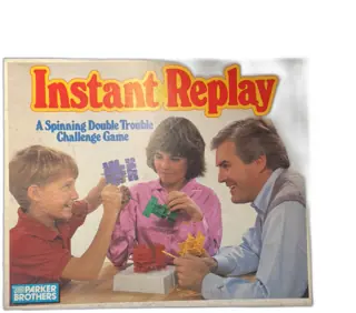 Instant Replay Board Game 1987 Parker Brothers Complete No. 0165