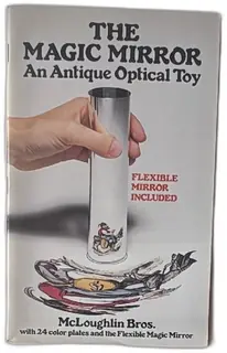 Magic Mirror Antique Optical Toy Book 1979 Dover McLoughlin Bros Flexible Mirror