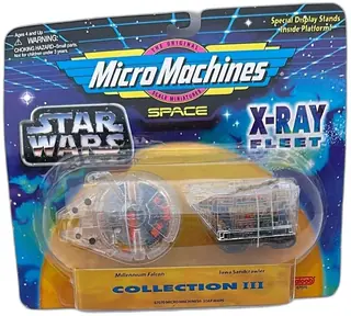 Micro Machines Star Wars XRay Fleet Collection III Millennium Falcon Jawa Sandcr