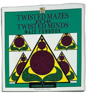 Twisted Mazes For Twisted Minds Maze Funbook Charles Duncan 1978 Troubador Press