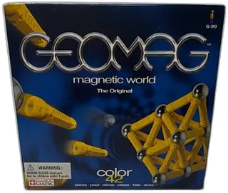 Geomag Magnetic World Color 42 Piece Construction Set Swiss Made