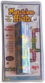 Match'em High Pipes Version Stackem Matchem Puzzle University Games 1998 New
