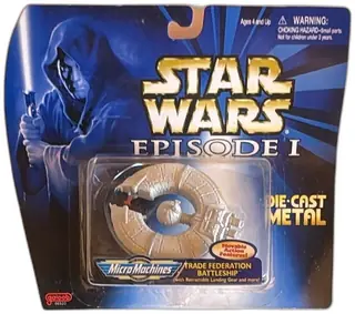 Star Wars Micro Machines Episode I Trade Federation Battleship Die Cast 1999