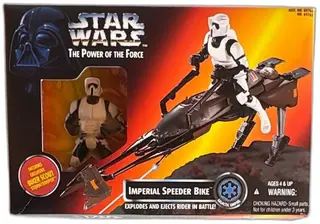 Star Wars Power Of The Force Imperial Speeder Bike Biker Scout Kenner 1995